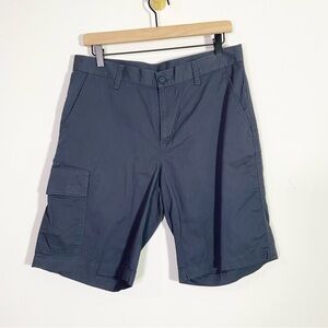 Columbia Navy Blue Mens Cotton Cargo Shorts